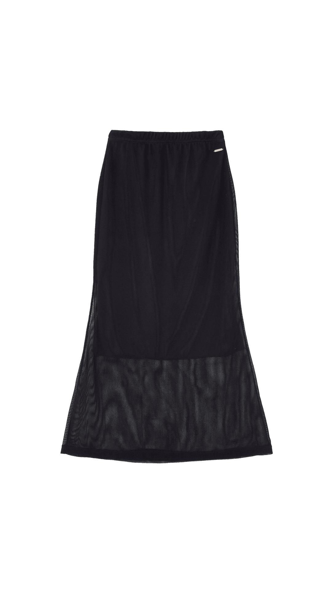 Mesh mermaid skirt_black