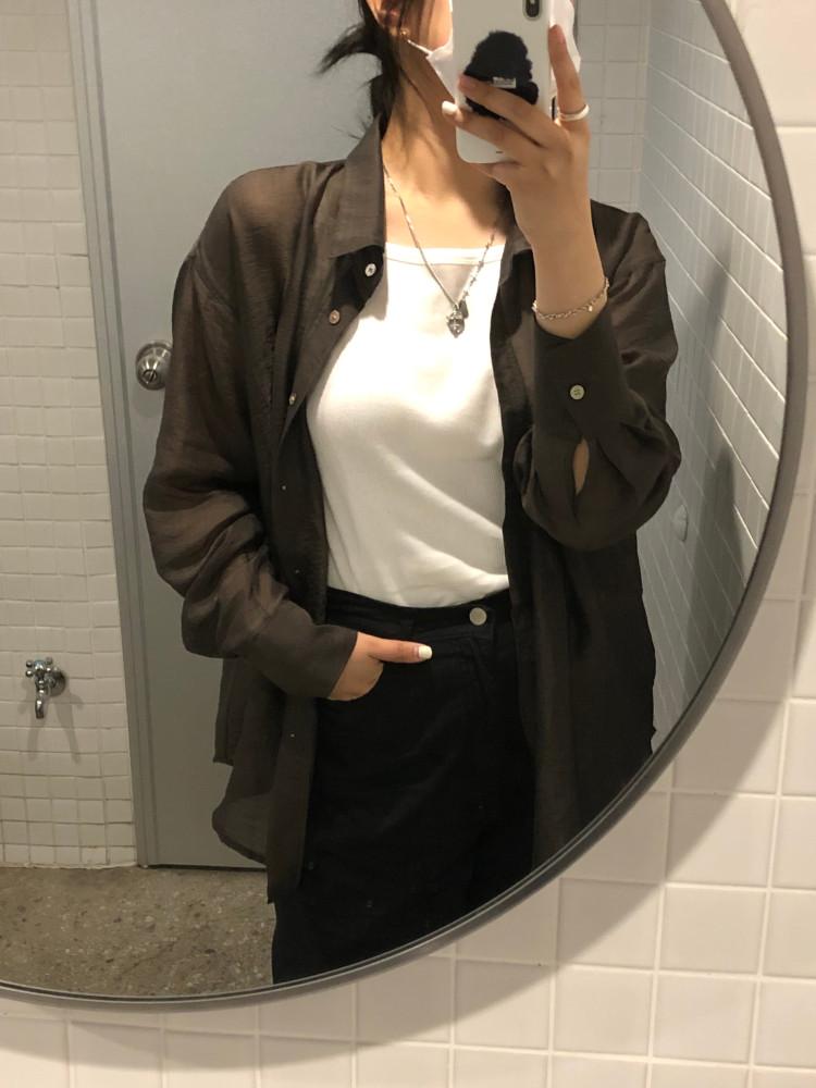 에피 긴팔 여름 블라우스 셔츠