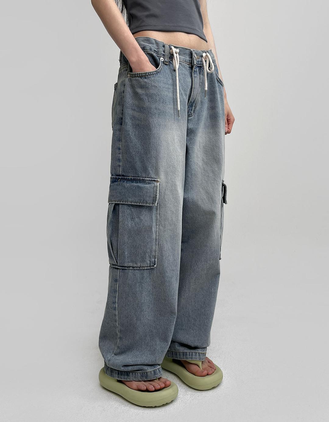 허블 스토퍼 카고 데님팬츠