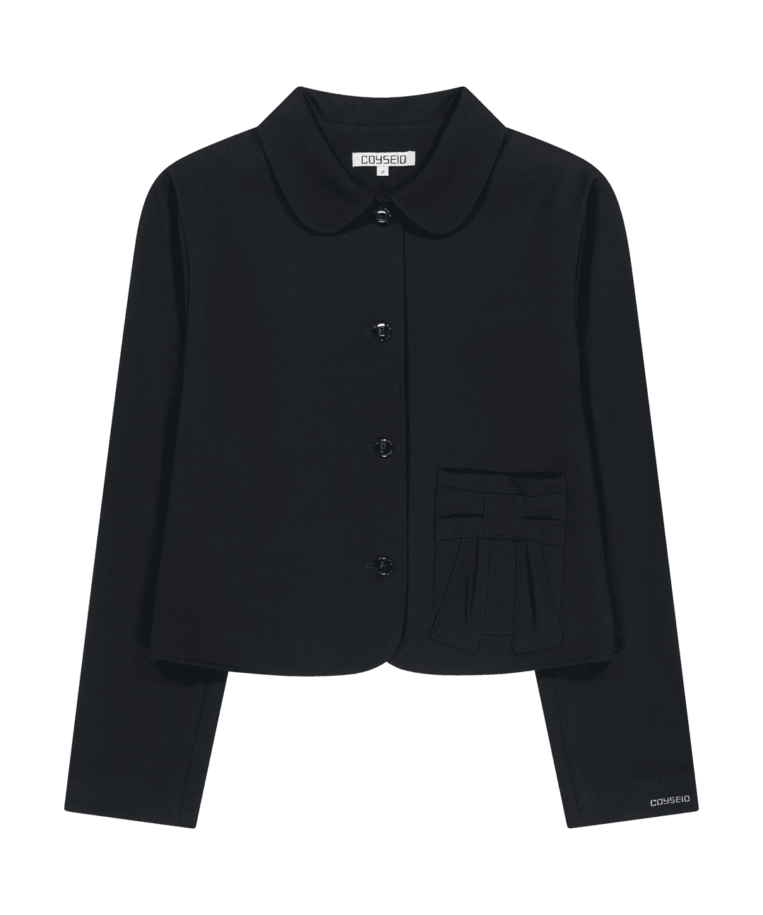 RIBBON JACKET BLACK