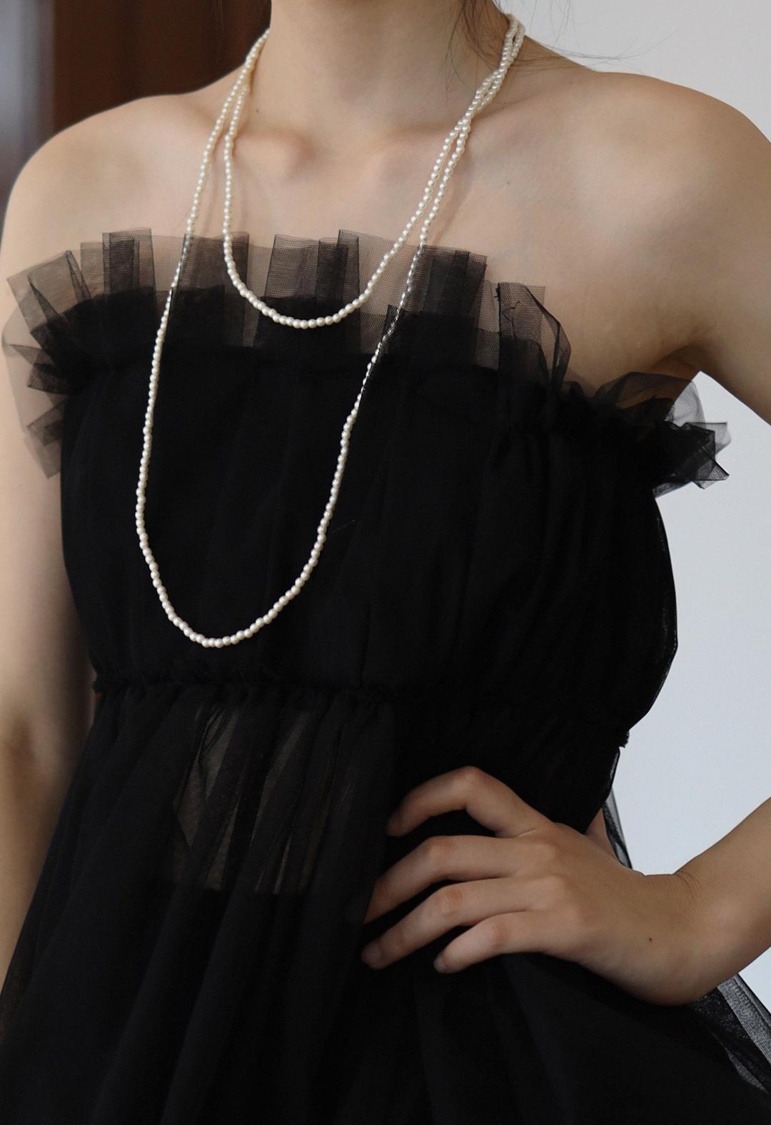 Macaron Organza Top, 3color