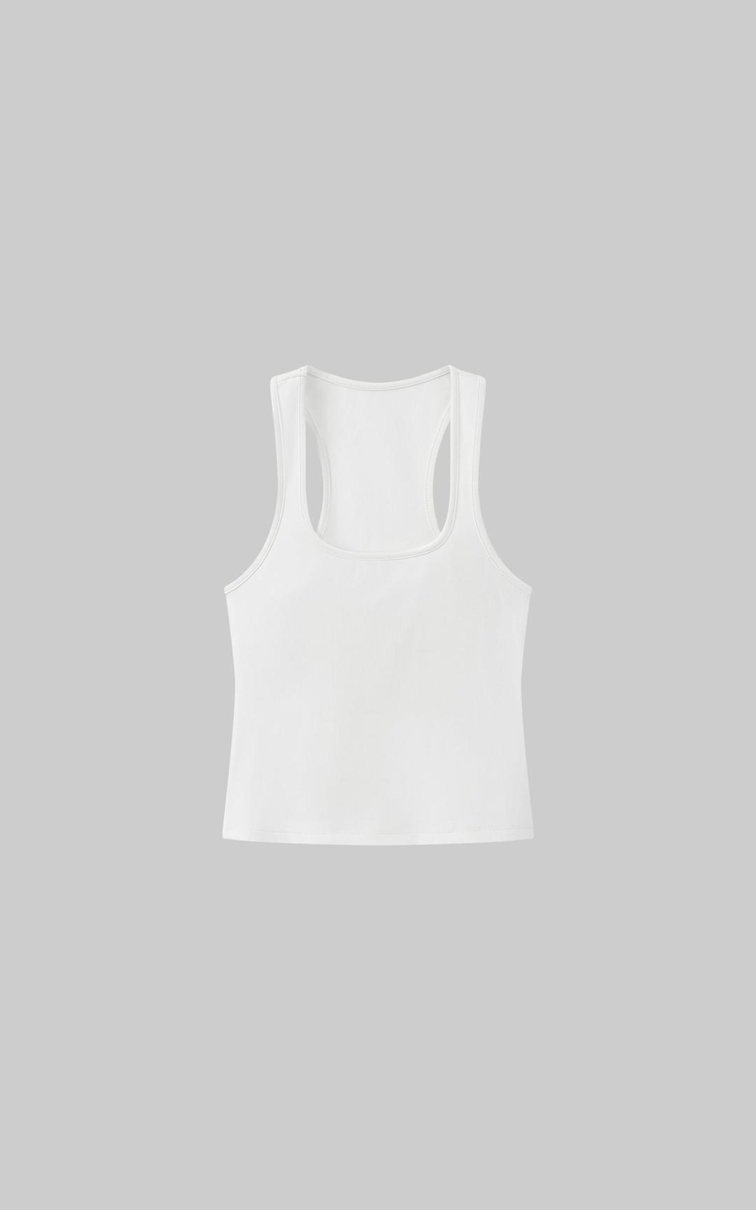 ROVENTE Curve-Hugging Ribbed Tank Top