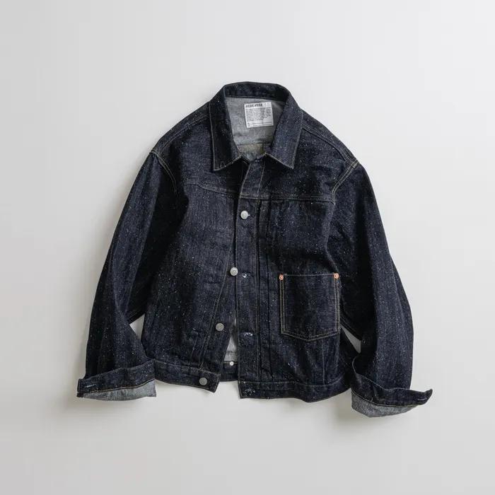 TYPE-1 SELVEDGE NEP DENIM JACKET nep indigo