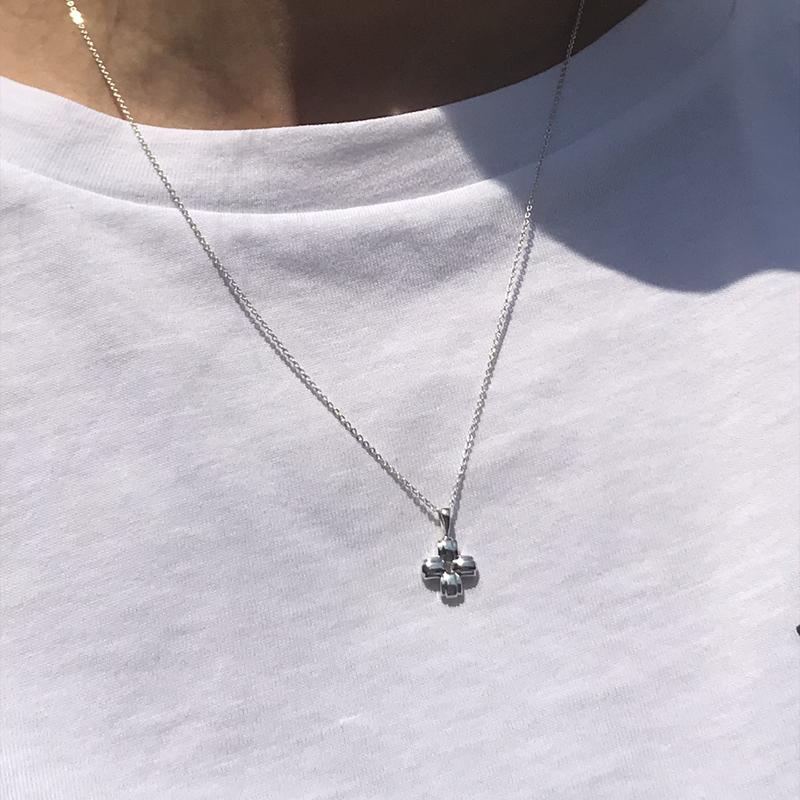 LAYERED CROSS NECKLACE
