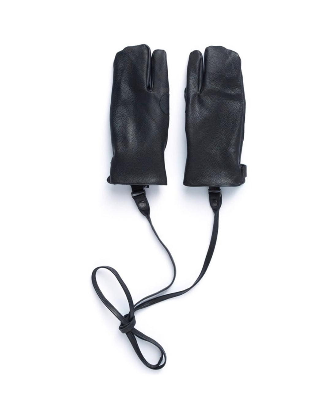 RIFLE LEATHER GLOVE / BLACK