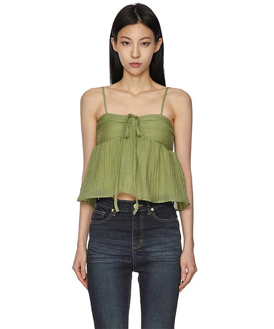 비슨 타이 블라우스