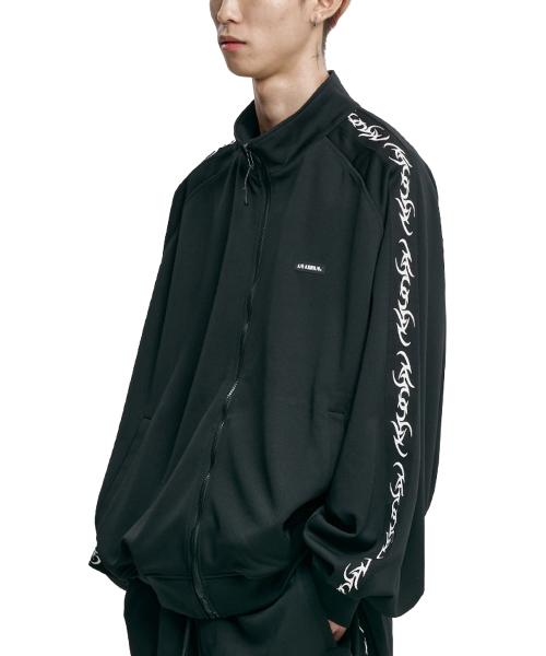 아조바이아조 [PBA] Five AJO Logos Washed Zip-Up Hoodie