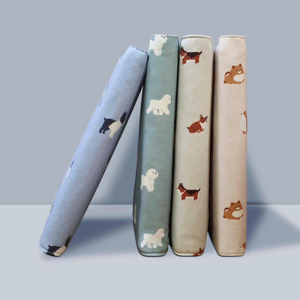 핸드메이드 맞춤제작 패브릭 북커버 책커버 케이스(강아지)