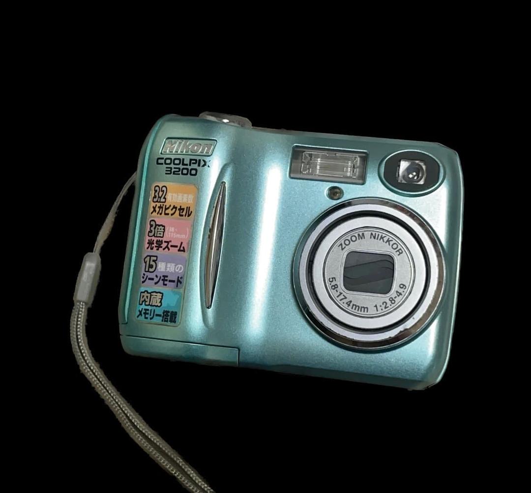 니콘 쿨픽스 coolpix 3200 빈티지 디카 민트 | 후루츠패밀리