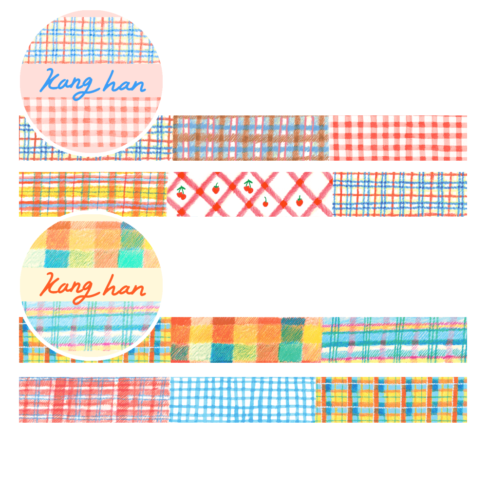 어레터프롬 Check check masking tape