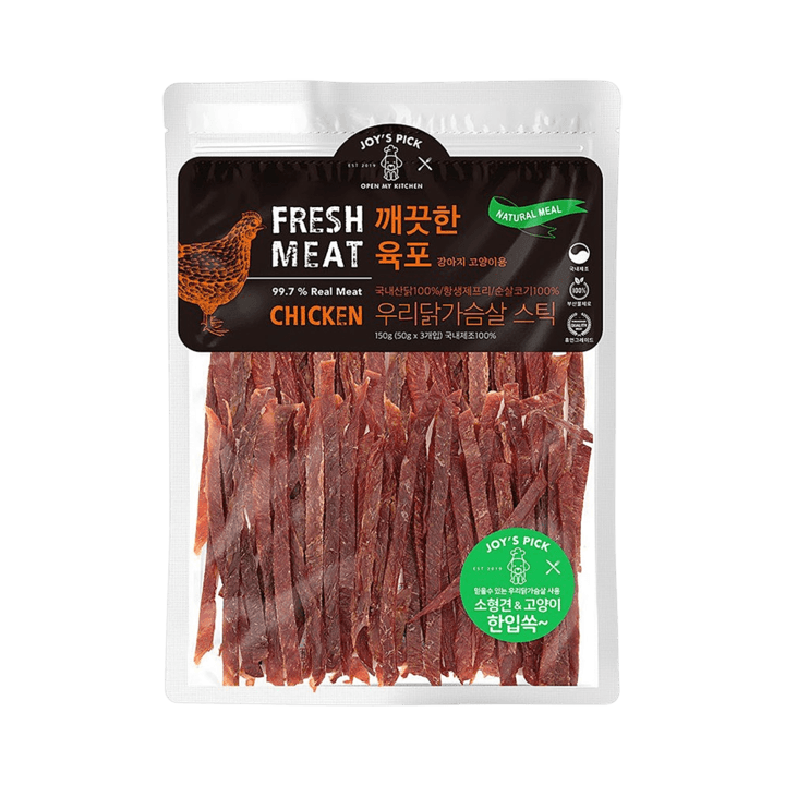 오래오래프로젝트 깨끗한 육포 닭 스틱 150g