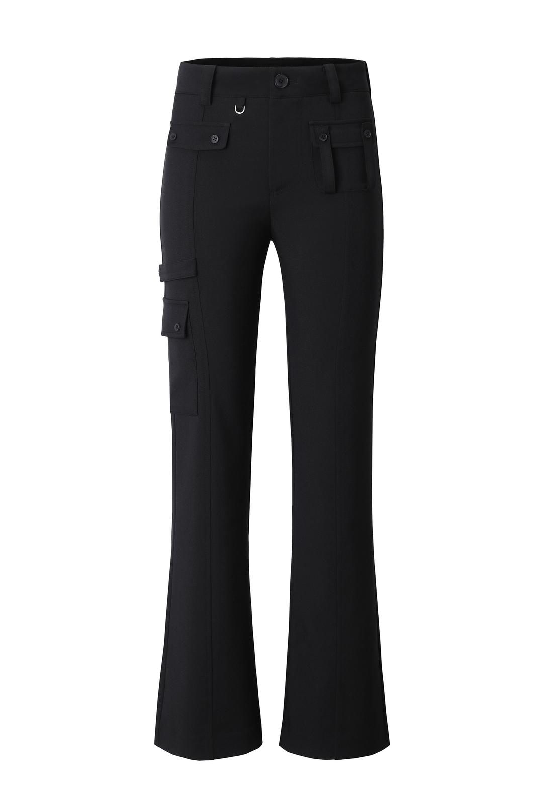 Strap button pants