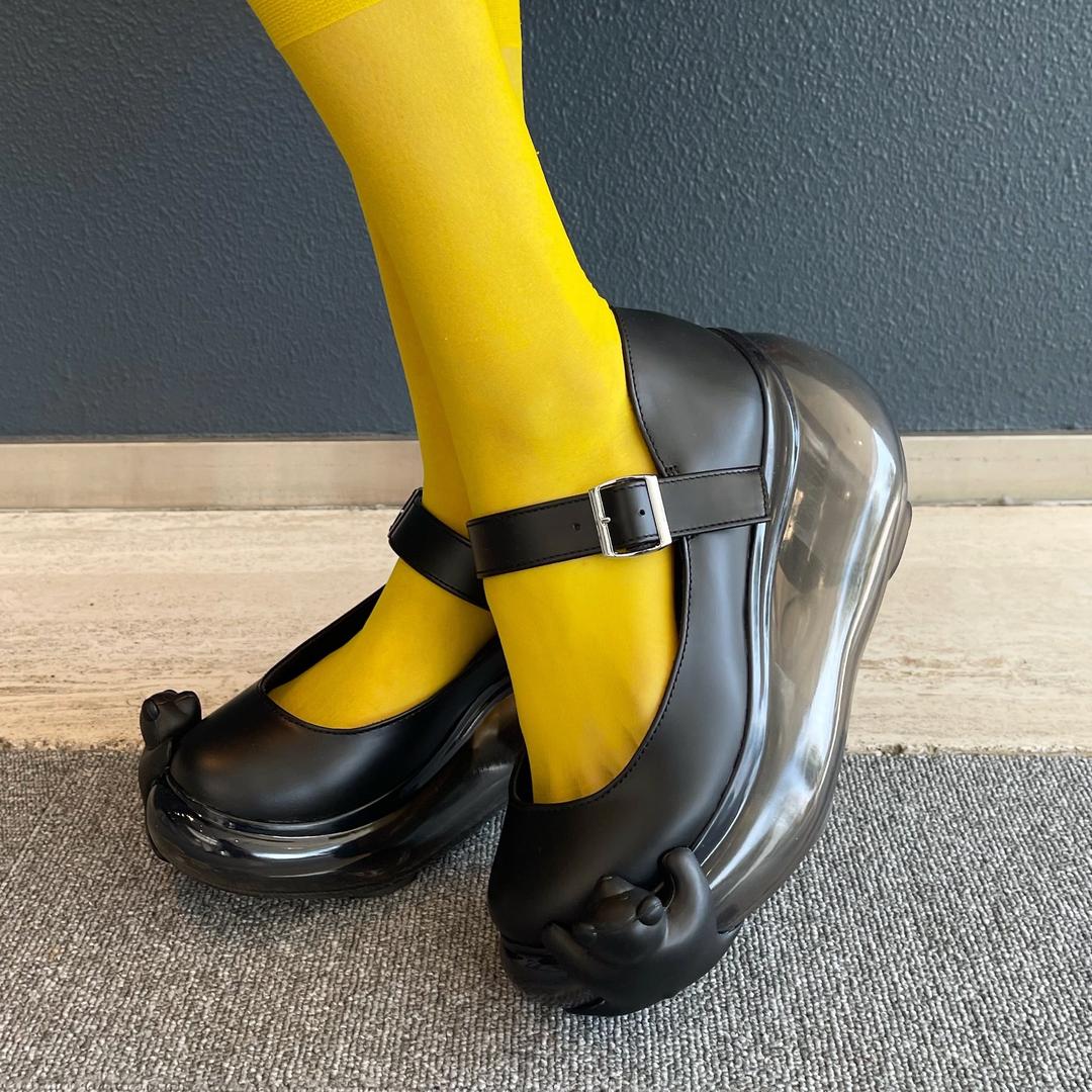 MARY JANE BEAR / BLACK / JennyFaxメリージェーンシューズ - BLACK / 41(26cm)