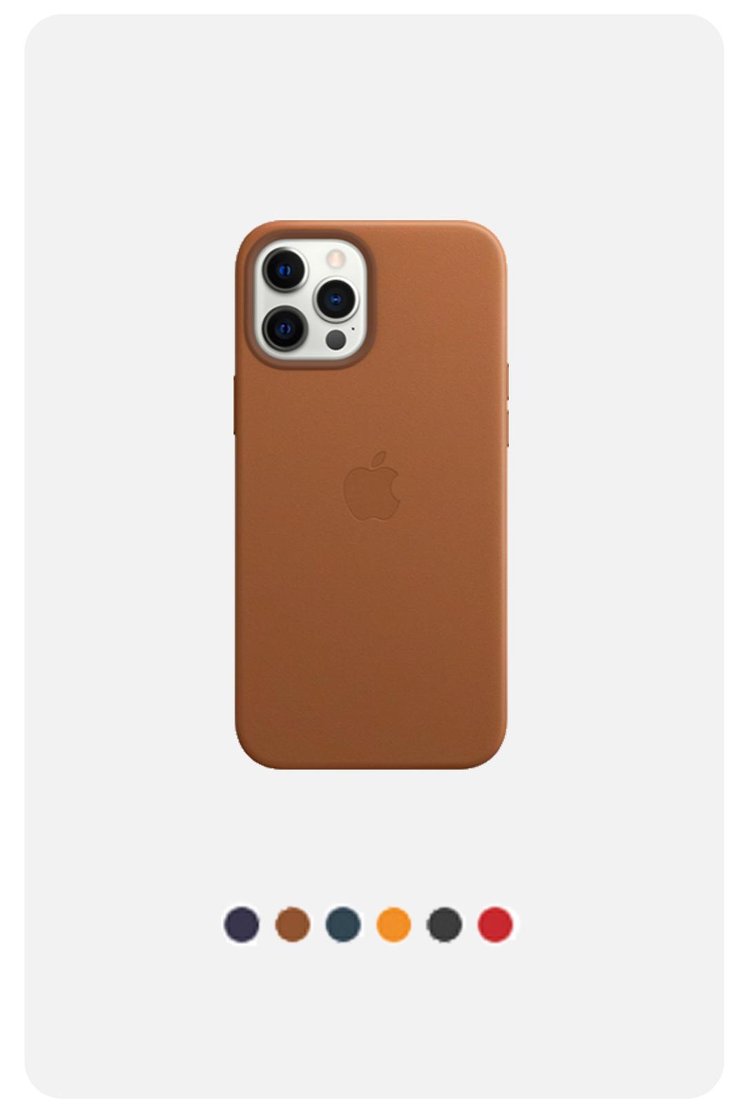 TNVR Macsafe형 IPhone 12 가죽 케이스