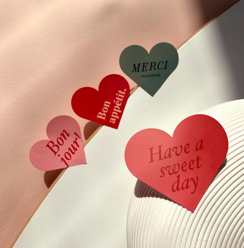 SS01 하트 스윗 스티커 50매