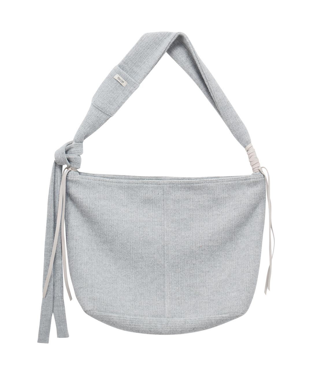 Rolling Knit Big Bag-Light Grey