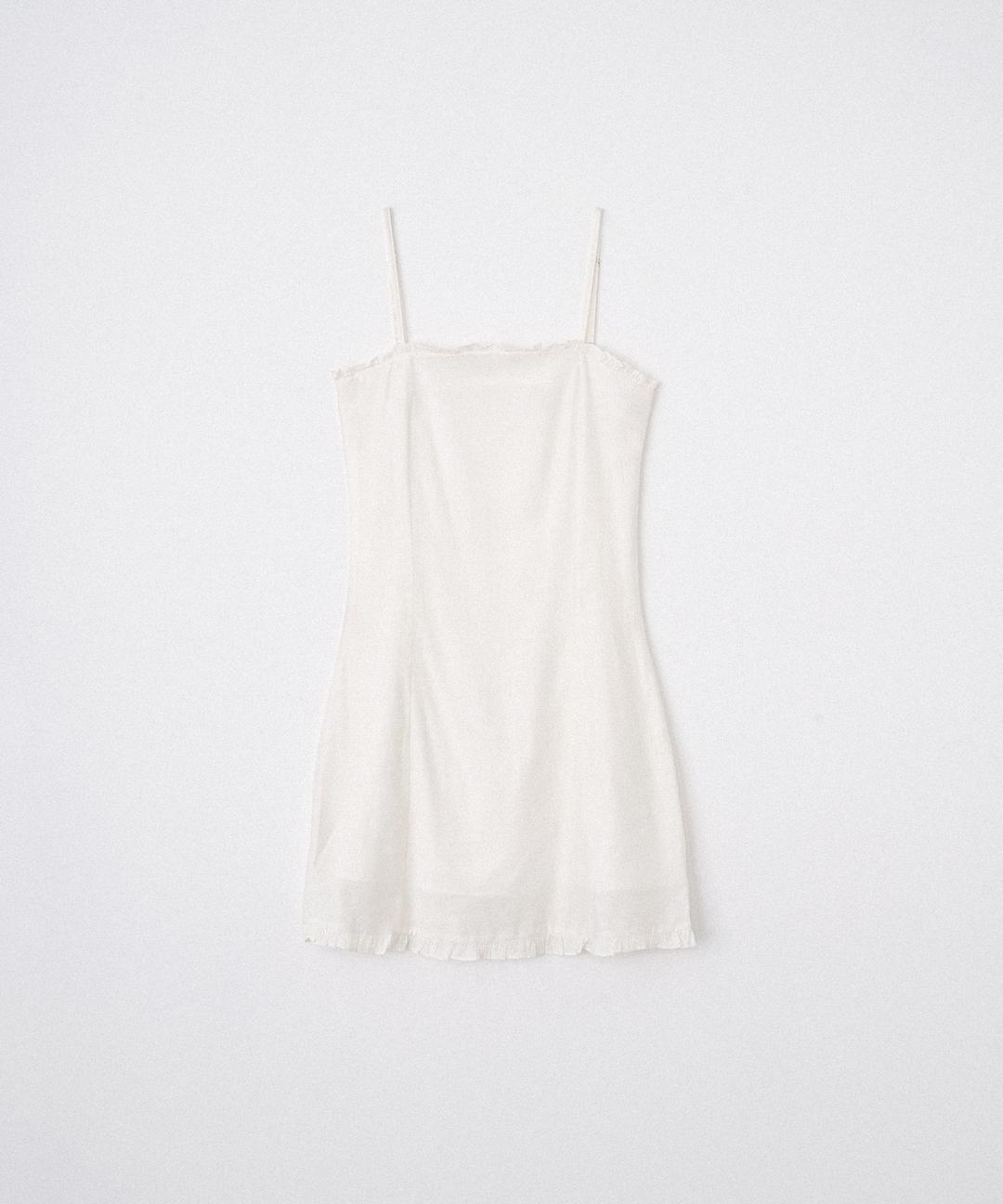 실키 울 미니 드레스 (ivory)