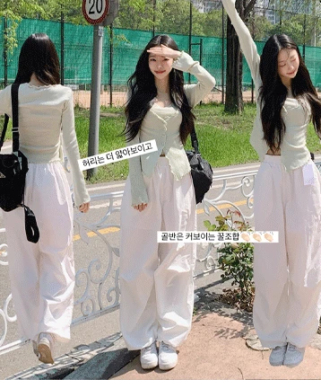 포춘쿠키pt (바스락팬츠🩵투웨이조거,나일론팬츠,여름바지,장마룩,파라슈트pt,꾸안꾸)