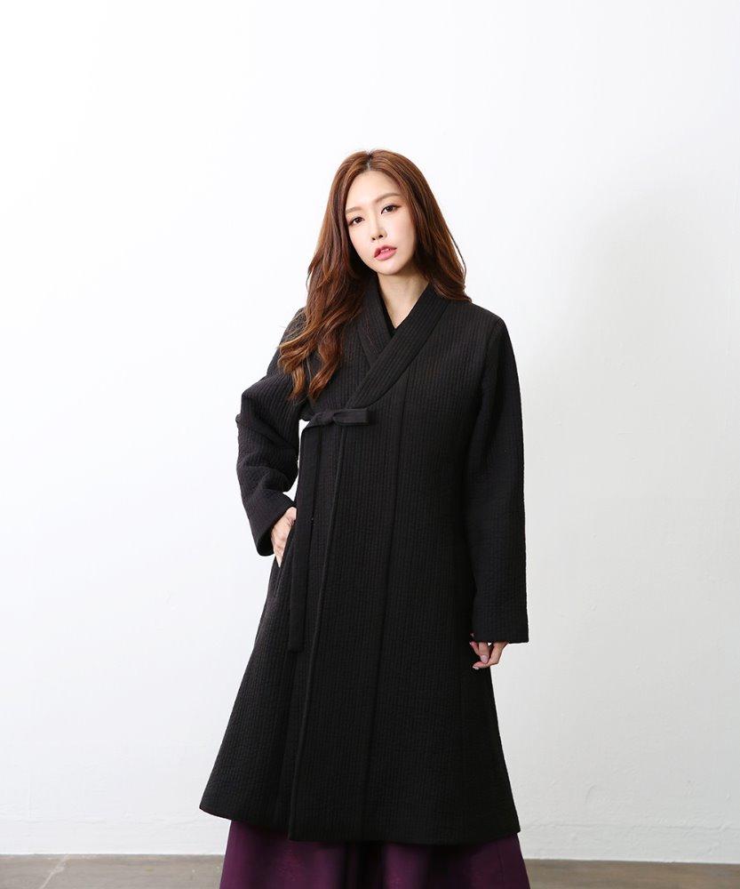 여자 누빔한복코트_블랙_TG019092023