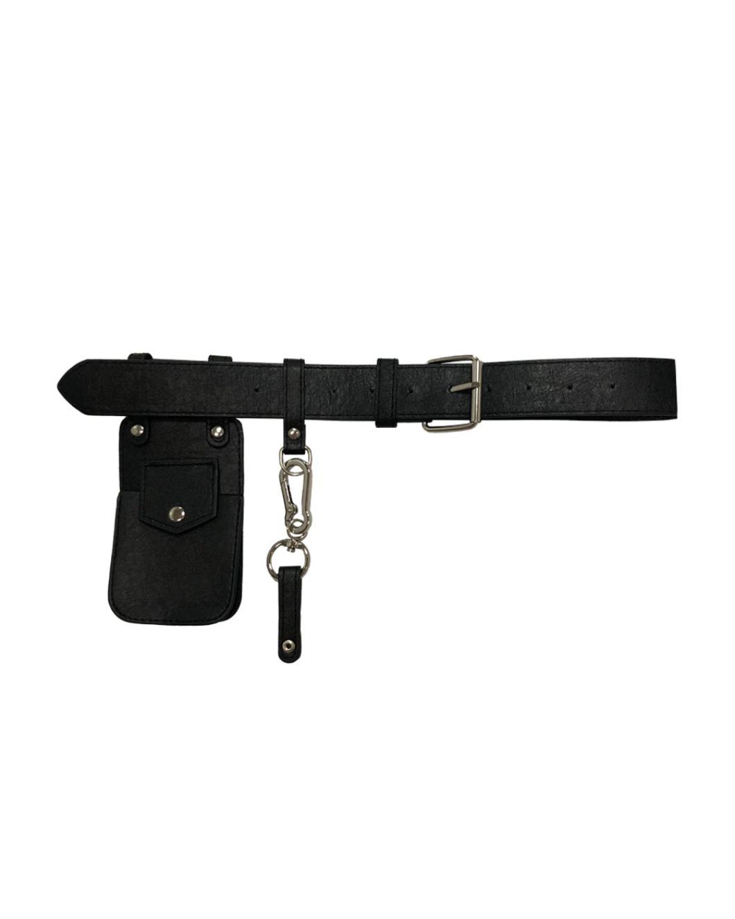 Pocket keyring belt