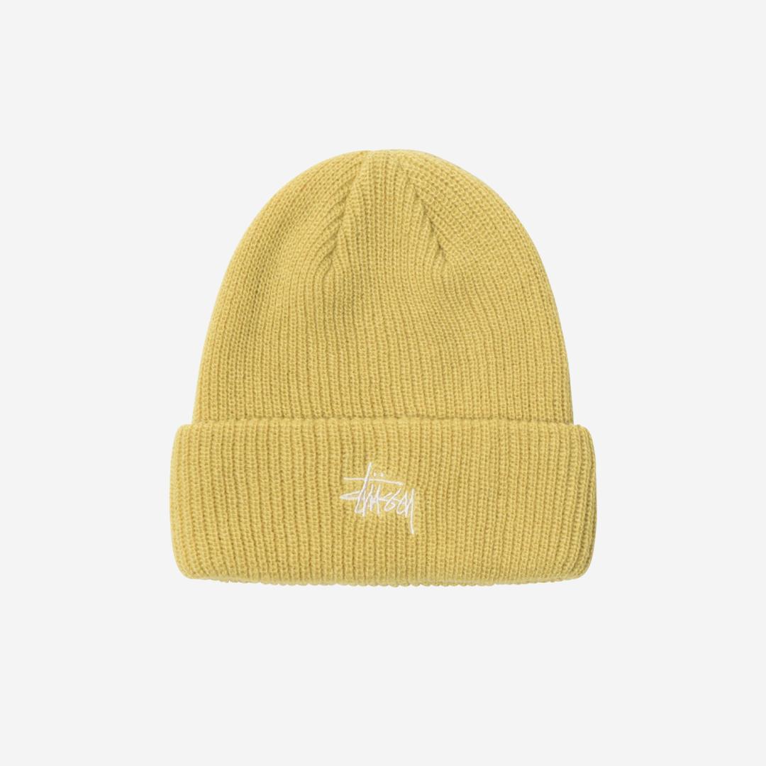Stussy Basic Cuff Beanie Mustard 2021