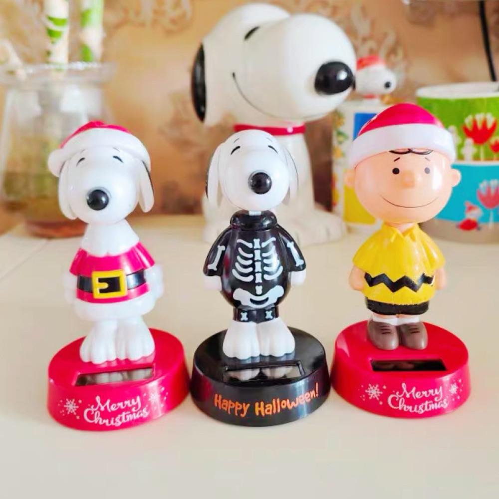 태양광 흔들흔들 스누피 찰리브라운 피규어 자동차 인테리어소품