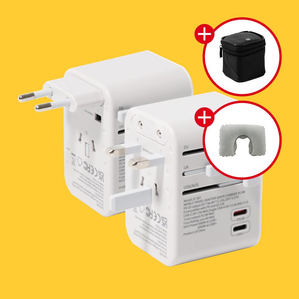 감비앤코 여행용 어댑터 멀티 해외여행 멀티탭 돼지코 전세계 멀충 PD C타입