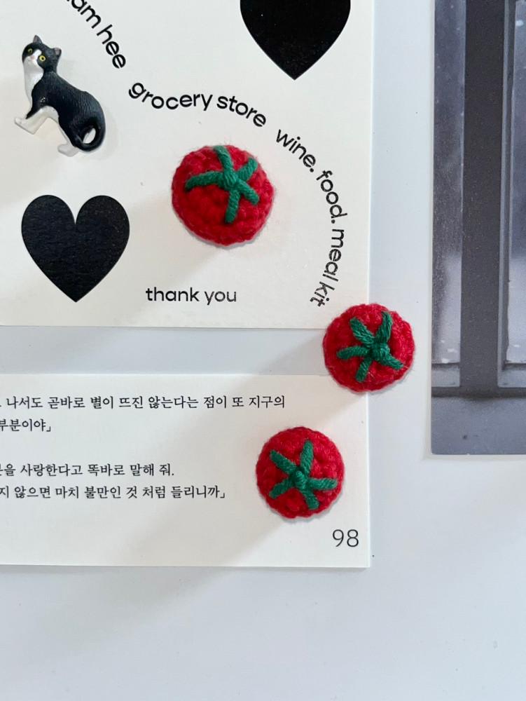 폼폼 토마토 마그넷 (2개 set)