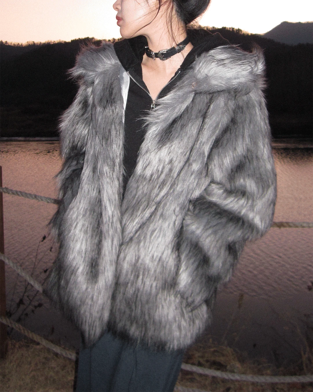 와일드 퍼 자켓