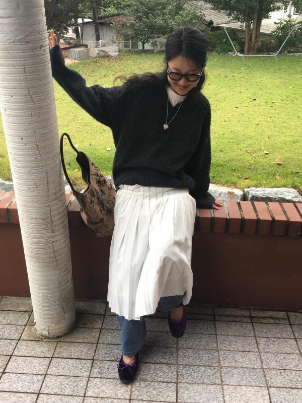 Layered Pleated Skirt