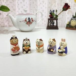 데꼴 강아지 고양이 토끼 캐릭터 미니어처 장식 선물 소품 인형