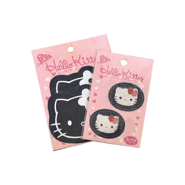 데님 헬로키티 와펜