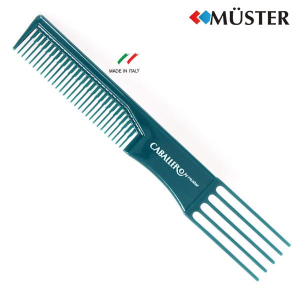 이태리 머스터 카벨레로 포크빗 머리빗 업스타일 올림머리 미용실용 정품