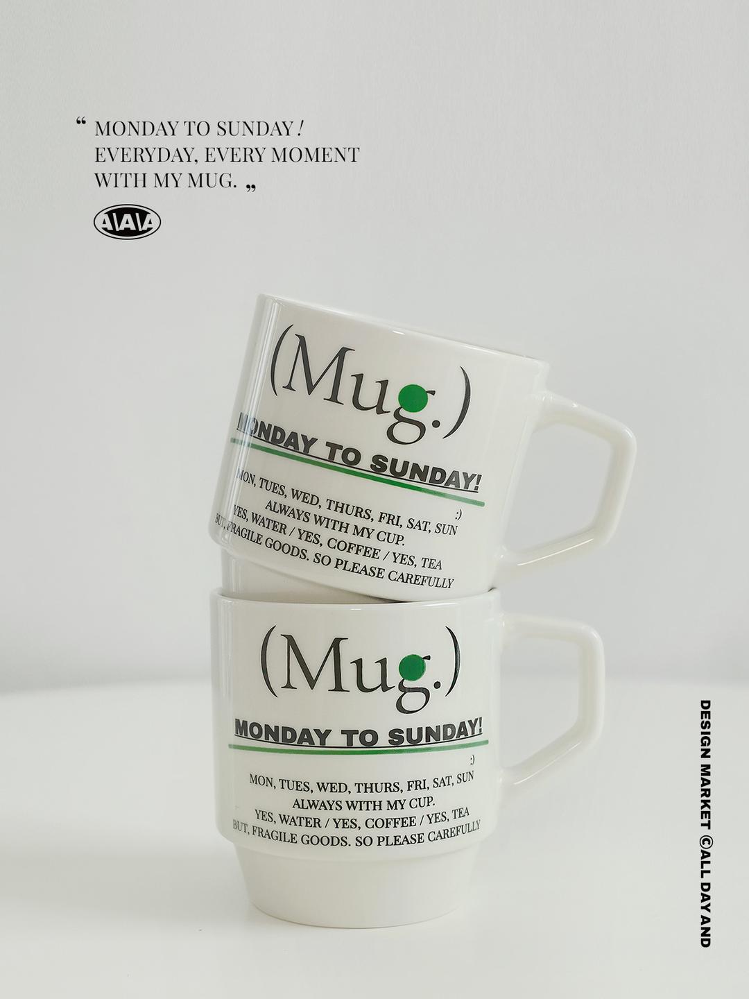 위크 머그컵_WEEK MUG