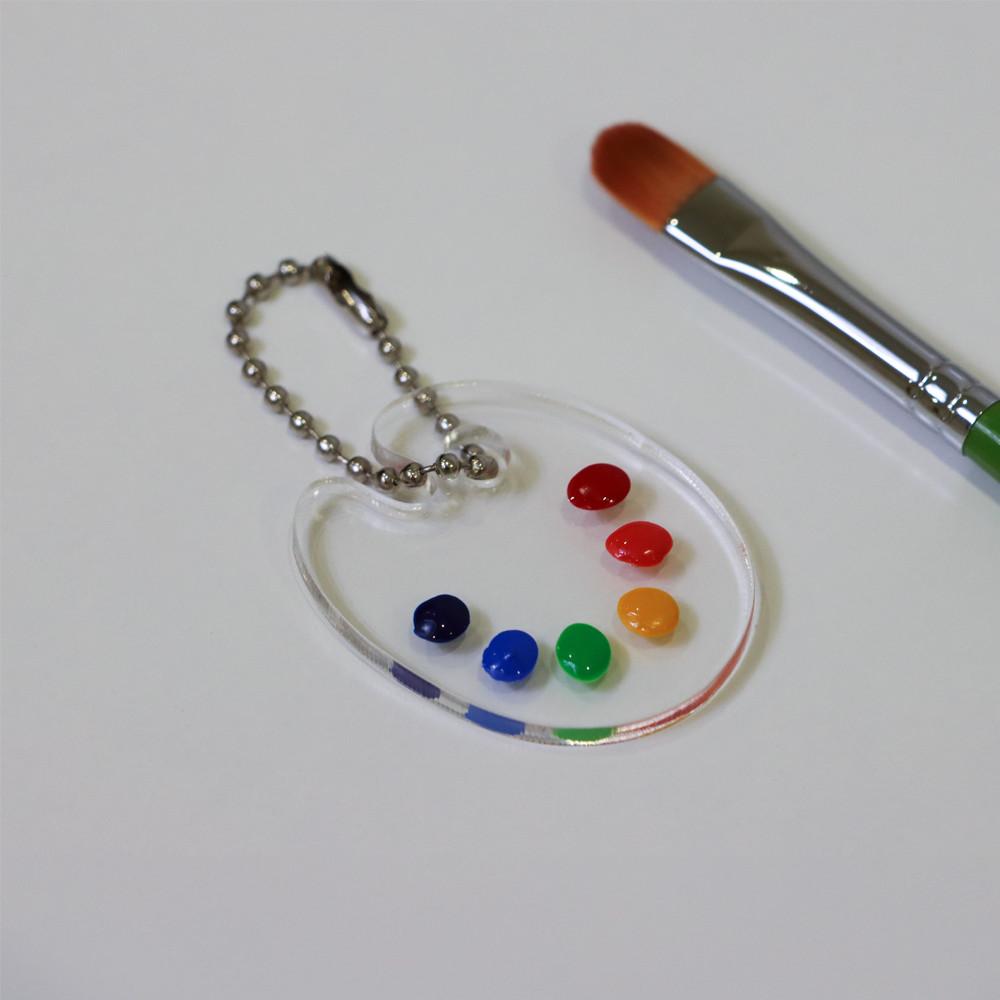 [구메구메] 무지개 팔레트 키링