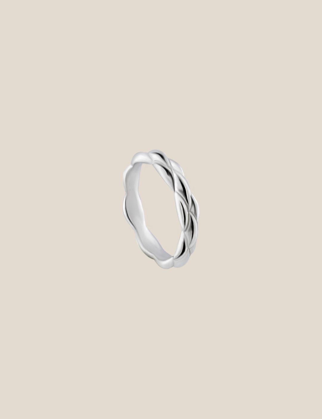 [ Essential ] Modern Wave Thin Ring