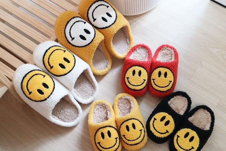 스마일 겨울 슬리퍼 4color/4size