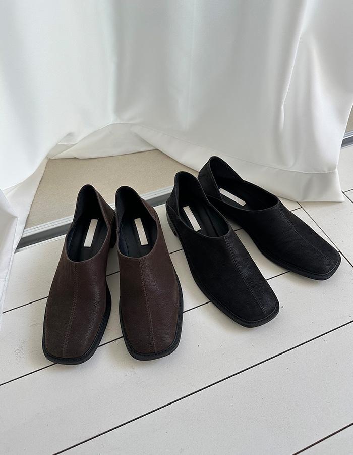 칸투 스퀘어 로퍼 뮬