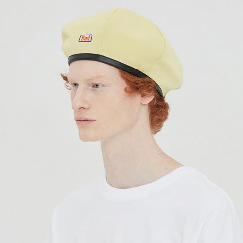 GOOD STUDENT BERET_LIME YELLOW