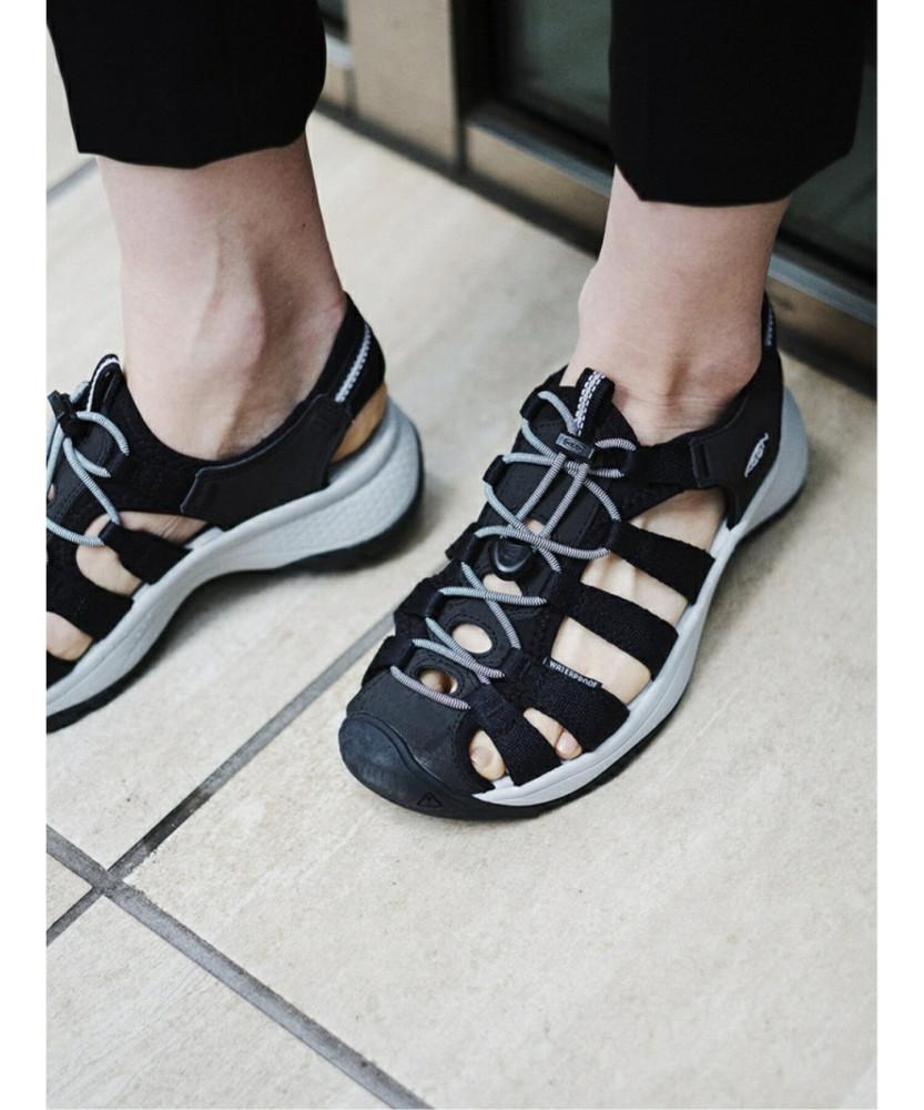 KEEN 킨 아스토리아 웨스트 샌들 여성 블랙 그레이 1023594