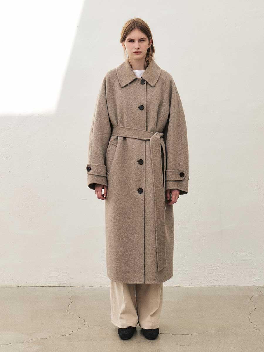 RTF RABBIT BALMACAAN COAT [HAND MADE]_L-BROWN