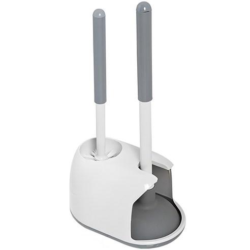 생활백서 변기 클리너 뚫어뻥 + 솔 일체형 세트 - 뚫어뻥 | 쿠팡