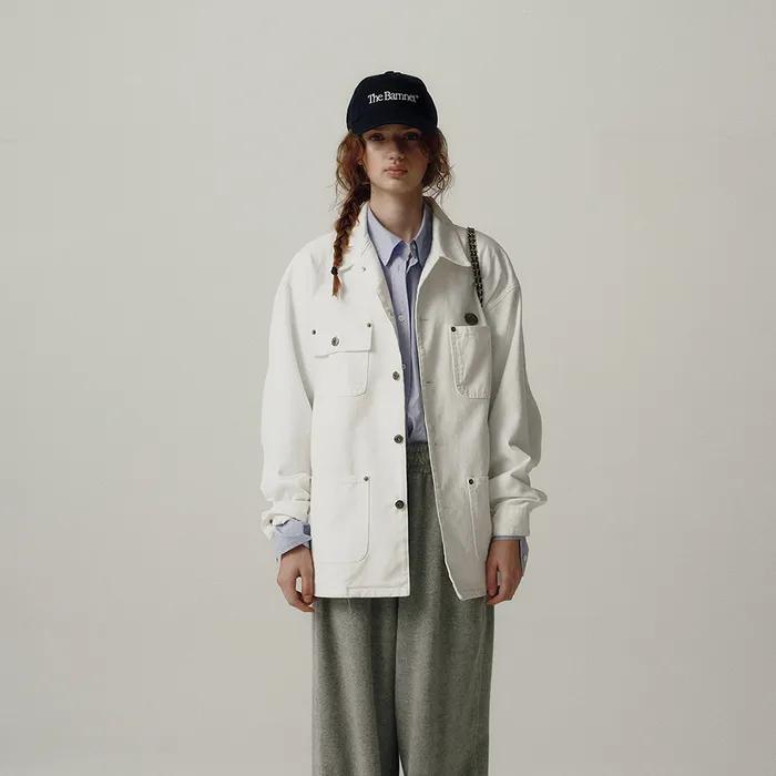 Clover Work Jacket_Ivory