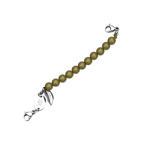 Chain strap _ Olive beads