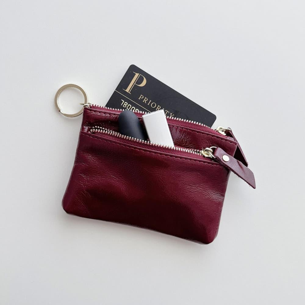 리프레더 소가죽 이중 미니 지갑 (4color) 여성카드지갑 여자카드지갑 사계절용