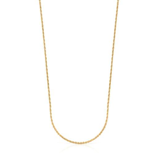 Medium Silver Vermeil TOUS Chain cord Chain