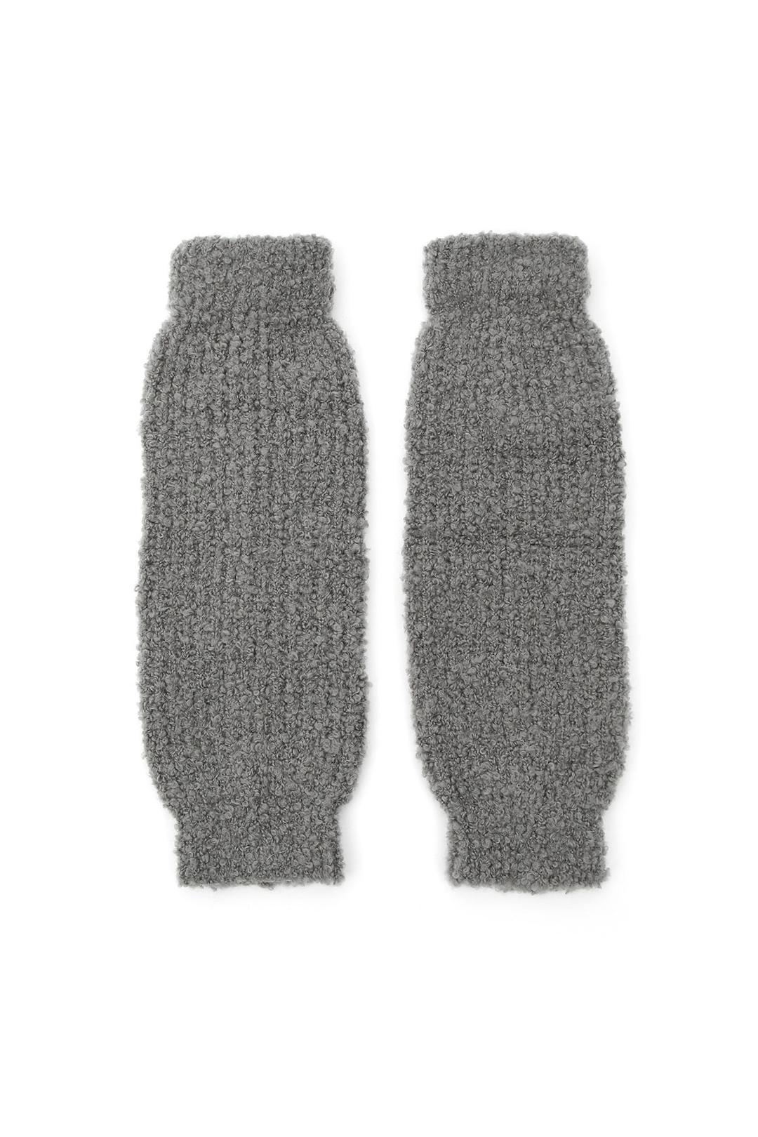 LEG WARMER / MOHAIR BOUCLE / CHARCOAL