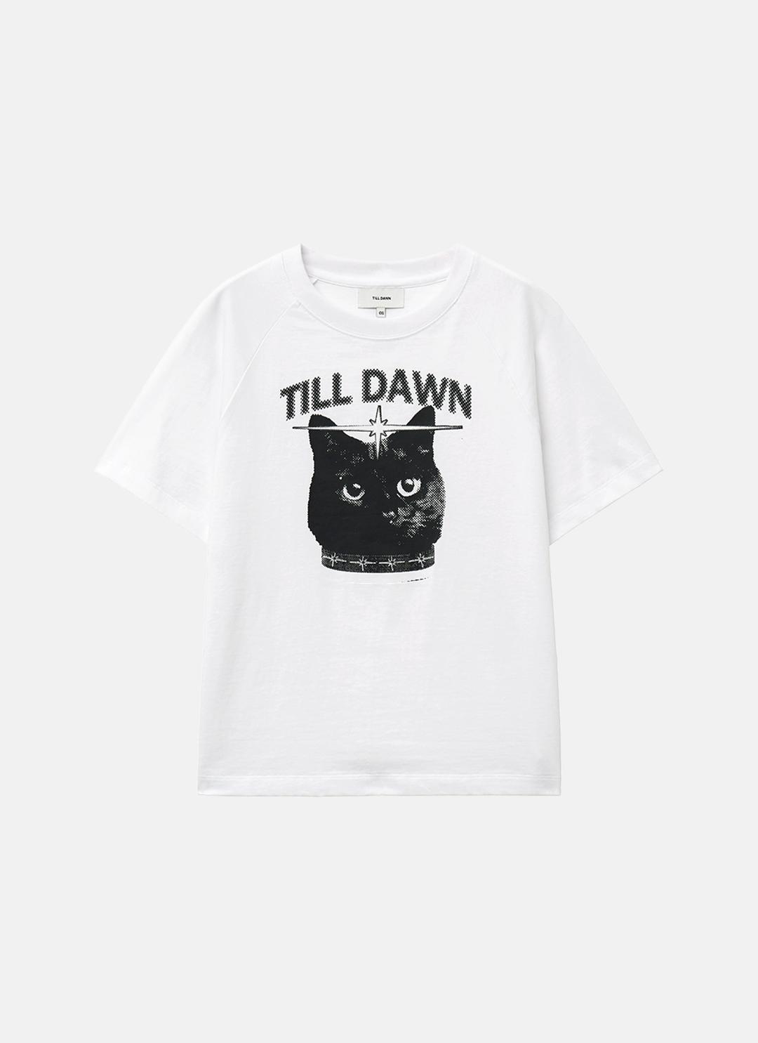 TILLDAWN CAT TOP white