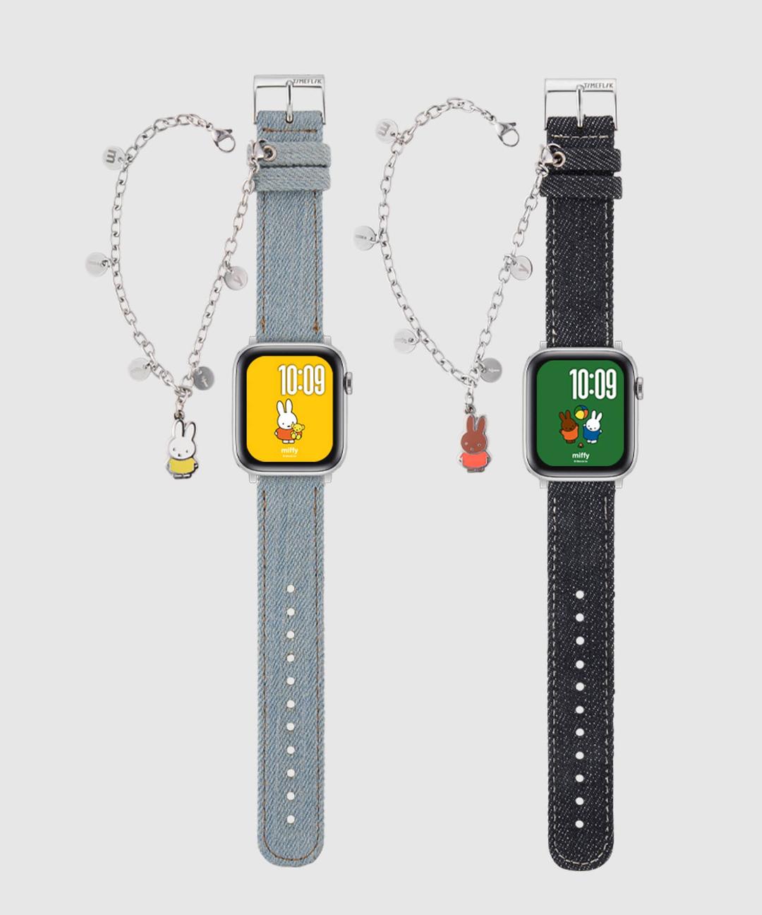 미피 타임플릭 콜라보 애플워치 스트랩 시리즈 2 - 미피 진스