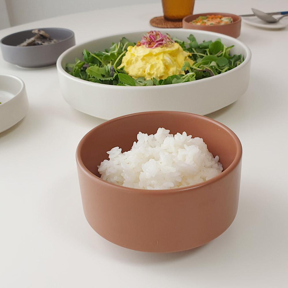 뮤트 공기 밥그릇 4color